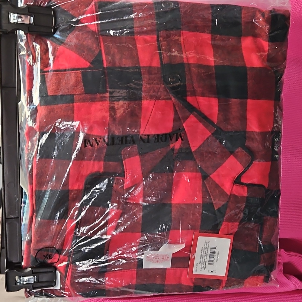 Pjs check red black Buffalo Check